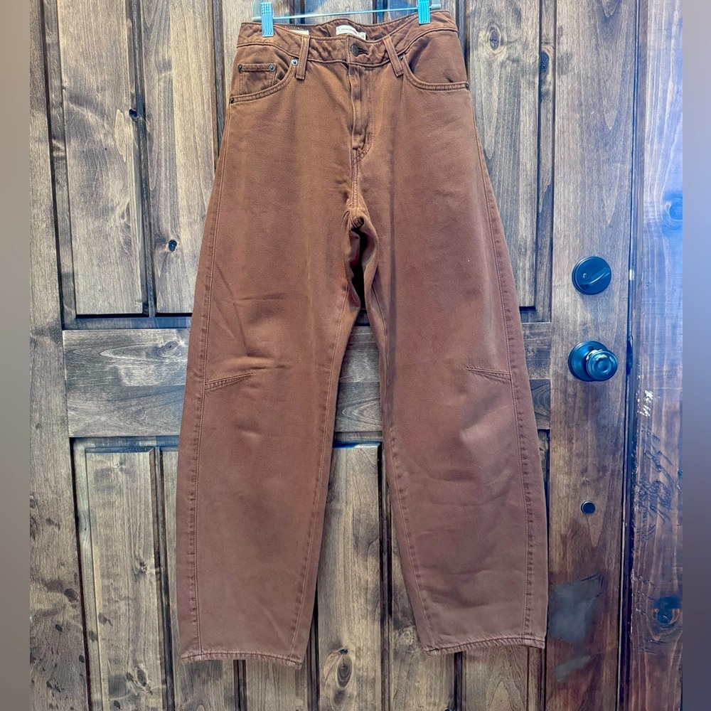 Levi’s - Baggy Dad Barrel - wash:Washed Bison - size 26